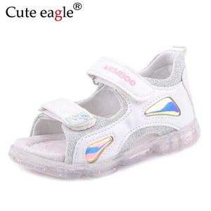 Sandali estivi per bambini Neonate Toddler Soft antiscivolo Princess Kids Candy Jelly Beach Shoes Boys Pantofole romane casual 0202