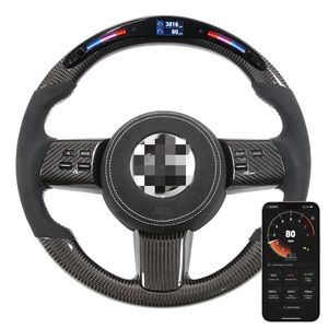 LED Performance Steering Wheels Display Compatible for Mazda RX8 II Real Carbon Fiber