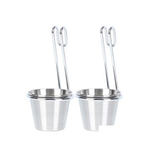 Tigelas 2pcs penduram molho tigela pr￡tica cozinha de cozinha cozinha dip de copo de copo de copo de parto home jardim de jantar de jantar dhlym Dhlym