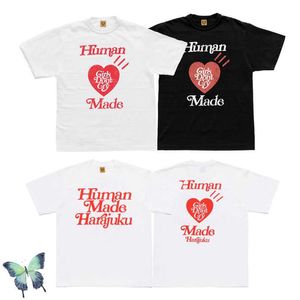 Men's T-Shirts Men Women 1 1 Bamboo Cotton Original Package Drop Shipping Human Made Girls Don't Cry T-Shirt G230202