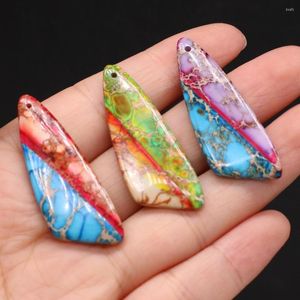 Pendant Necklaces 2pc Natural Stone Pendants Vintage Imperial Charms For Jewelry Making Diy Exquisite Necklace Earrings Gifts