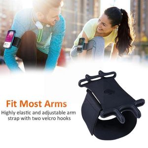 Outdoor Bags Running Phone Bag 360° Rotation Sports Holder Wrist Support Strap Cycling Bracket Stand Jogging Armband W8h5