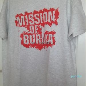 Camisetas masculinas Mission Of Burma Camisa Indie Rock Pós-Punk Música Vestuário Gráfico