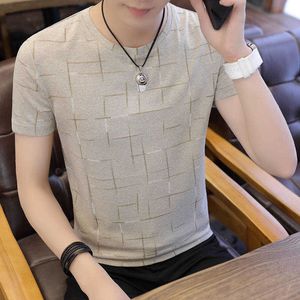 Men's T-Shirts Short Sleeve T-shirt Summer 2022 New Korean Leisure Top nightmare before christmas men t shirt Y2302