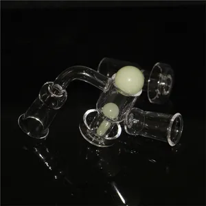 Quarzo Terp Slurper Vacuum Banger Nail Narghilè Carb Cap Dabber 25mm Secchio 30mm Fondo Senza cupola Chiodi fumatori per tubi di acqua di vetro