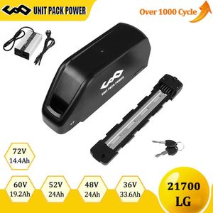 21700 EBIKE bateria LG 72V 60V 52V 48V 36V Downtube Jumbo Polly E Baseas Pack do Scooter 500W 750W 1000W 1500W 2000W Zestaw