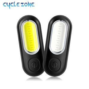 Bike s Bicycle Rear USB Rechargeable Warning 5 Modes BikeTail Light LED Highlight MTB Cycling Safety Helmet Backpack Lamp 0202