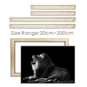 Frames Canvas Frame Wooden Po Oil Painting Diamond Wall Art Diy Poster Drop 230201