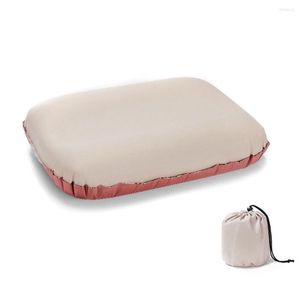 Pillow Camping 3D Comfortable Sponge Inflatable Ultralight Memory Foam Sleeping Outdoor Travel Neck Protect