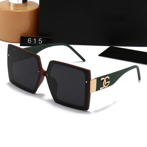 Designers solglasögon mode lyx Solglasögon UV-beständiga för kvinnor män glasögon bokstav Style Beach shading glasögon med box mycket bra 5 färg