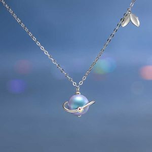 Pendant Necklaces Thaya Midsummer Night's Dream Design Necklace Colored Pearls s925 Silver Choker For Women Elegant Jewelry Ladies Gift G230202