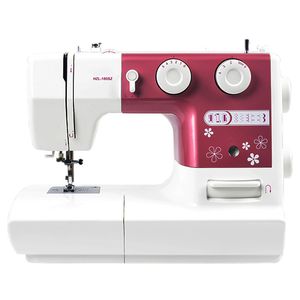 60W Heavy Duty Sewing Machine 8 Built-In Stitches Metal Frame Twin Needle Multifunctional Household Sewing Tools