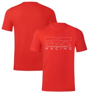 WHH5 Herren Polos Herren T-Shirts 2024 F1 Polo-Shirts T-Shirt Formel 1 T-Shirts Rote Team T-Shirt Sommer Rennspektator Atmungsaktives T-Shirt Schnell trockenes Motocross-Trikot