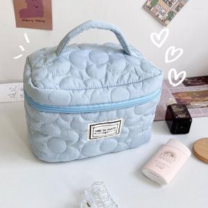 Borse cosmetiche Borsa portaoggetti per ragazze Tote Heart Candy Color Borsa per mamma Trucco Organizzatore da viaggio