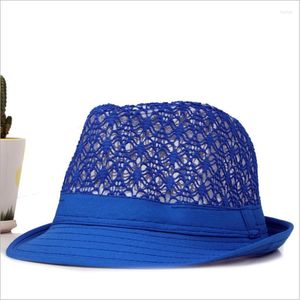 Berets aushöhlen koreanische Version Mode Unisex Jazz Cap lässig atmungsaktiv einfarbig Top Hut Sommer