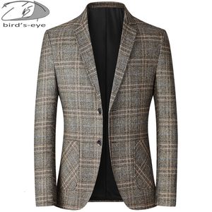 Mäns kostymer blazrar kontrollerad kostym jacka mäns höst och vinterstil kostym slim fashiontop affär casual single-breasted blazer herrkläder 230202