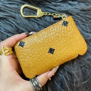 Keychain Pouch Luxury Designer key chain pouch Men Women Keychains Accessories Mini purse Lover Keychains Zip pocket Fashion Small leather bags