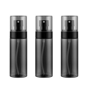 Press Typ Portable Cosmetic Bottle Translucent Black Lotion Bath Gel Sub Bag Fuktande parfymsprayflaskor 30 ml 60 ml 80 ml 100 ml 120 ml