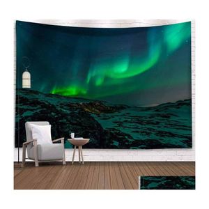 Taquestres universo Starlight Night Tapestry Wall Wave Wave Hippy Pano Trippy Dort Decor Dat￪ncia Diretor Diretor Home Garden Dhzr9