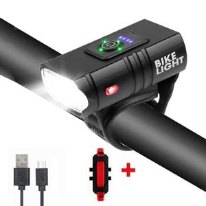 S USB şarj edilebilir bisiklet LED ön arka arka arka lamba bisiklet güvenlik uyarısı ışık su geçirmez bisiklet lambası 0202