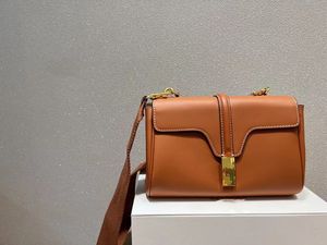 2023 neue Mode Abendtaschen Neue Pendler Pony Lock Schnalle kleine quadratische Tasche Postman Tote Stoff breiter Riemen Einzelschulter Umhängetasche Damen hohe Qualität