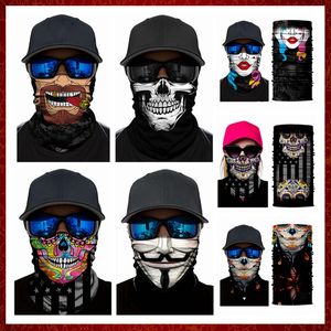 MZZ131 Motorcykel ansiktsmask Motorcykel Headwear Riding Scarf Cycling Neck Pannband Fullface Shield Mask Moto Helmet Bandana Motera Cap