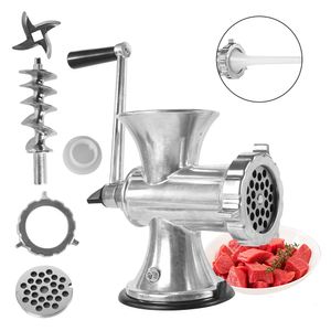 Fruit Vegetable Tools Manual Mincer Meat Grinder Pasta Maker Hand Operated Beef Sausage Kitchen Stainless Steel Pork Filling Machine 230201