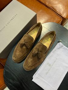 2023 Stora nyaste mode mens designer lyxiga loafers skor ~ toppar mens nya designer loafers skor eu storlek 38-46