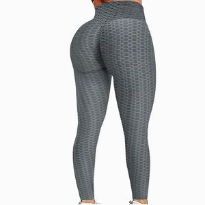 Roupa de ioga calça bolha Fitness Hip High Waist Elastic Sexy Plus Size XXL Tights Leggings Sport Sport Women Gym Exercício Pantsyoga