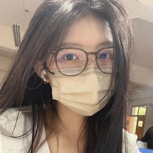 Sunglasses Korean Trend Glasses Frame Girl Ins No Makeup Plain Men Light Eyewear Cute Decorative Computer