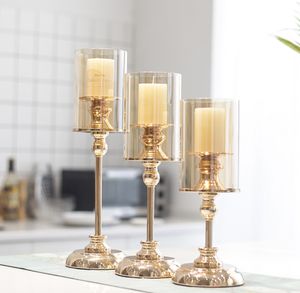 The latest retro Candle Holders dinner prop lights Nordic romantic candlestick ornaments a variety of styles to choose from support customized logo