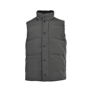 Vest Jacket Gilet Men's Vests Jackets Goose Material Black and White Graphite Gray and Other Multi-color Fashion Embroidery Badge Designer Style Women Black Hoodie