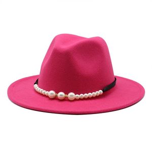 Wide Brim Hats Seioum Fedora Hat Hawkins Felt Cap Ladies Trilby Chapeu Feminino Women Men Jazz Godfather Sombrero Caps