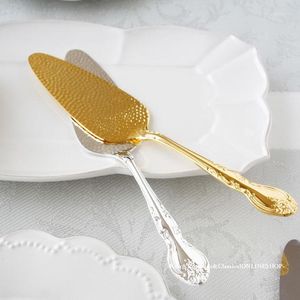 Servis uppsättningar RoseromanticClassical Gadgets Classic Cake Server/Shovel Gold Silver Plated Cuterly