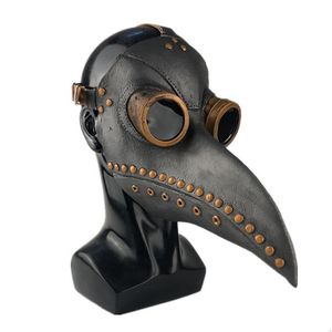Party Masks Punk Leather Plague Doctor Mask Birds Cosplay Carnaval Costume Props Mascarillas Masquerade Halloween 1060 B3 Drop Deliv Dh12U