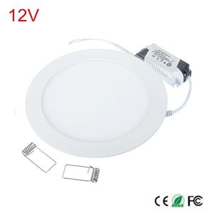 Downlights 12V LED Downlight 3W 4W 6W 9W 12W 15W 25W Güvenlik Voltaj Tavanı Yuvarlak Down Light Panel Sürücüsü