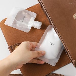 Förvaringspåsar resväska kosmetisk lotion dusch gel schampo bärbar engångsbruk liten flaskform enkel organisation