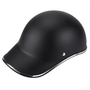 Motorcykelhjälmar Electric Car Helmet Summer Baseball Hard Hat Men and Women Sunscreen Half Battery Scoop Light Four Seasons