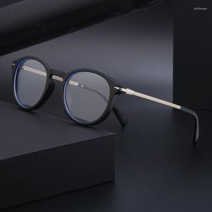 Óculos de sol 2023 PC Metal retro redondo óculos redondos moldura Anti -proteção UV de óculos de sol para homens óculos de óculos da moda