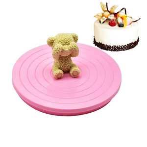 Baking Tools & Pastry Turntable Cake Plate Anti-skid Round Cookie Stand Rotating Table Dessert Decorating Pan DIY Biscuit Kitchen GadgetsBak