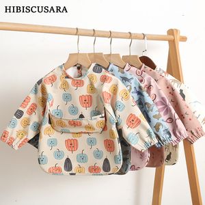 Bibs Burp Cloths Дети детские с длинными рукавами.