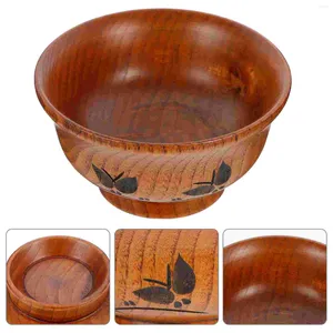 Plates Bowl Bowls Salad Fruit Serving Wooden Soup Rice Wood Japanese Noodle Cooking Ceramic Platters Baby Ramen Dipping Holder Nuts