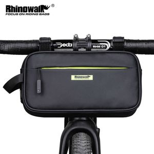 Panniers RhinoWalk 2021 Новая рама водонепроницаемый велосипедный руль многофункциональный портативный пакет на плечах 0201