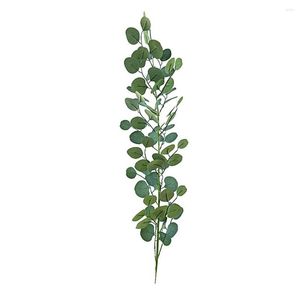装飾的な花の植物の枝の花の竹の葉の挿し木シミュレーションickerボンサイルーム飾る鉢植えの絹の布偽の緑の植物