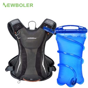 Panniers s 5l Esportes de hidratação à prova d'água Backpack Crunning Vest Bicycle Cycling Water Bag Blindable Daypack Salbing 0201