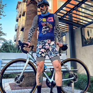 Completi da corsa Love The Pain Uomo Ciclismo Dermotuta Triathlon Tuta intera Manica corta Abbigliamento da corsa Tuta da bici