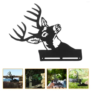 Party Decoration Metal Gardendecor Wall Animals Fence Animal Sculptures Outdoor Silhouette Statues Deer Iron Statue Farm Figurines