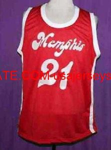 Niestandardowe mężczyźni młode kobiety vintage larry finch czerwone dźwięki retro 1972-74 Home # koszulka koszykówki Rozmiar S-4xl 5xl lub niestandardowe dowolne nazwisko lub koszulka numer