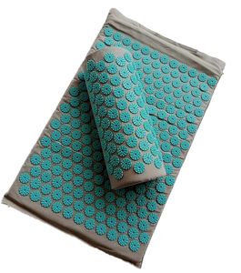 Masażer stóp Masaż akupunktury Massager Matpillow Matpillow Massager około 67*42 cmacupressure poduszka łańcucha bólu ciała 230203