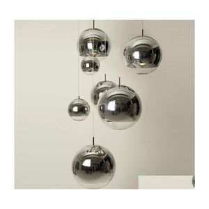 H￤ngslampor nordiska led l￤tt kreativ personlighet modern glas boll lampa bar sovrum sovrum vardagsrum h￤ngande droppleverans lig dh4va